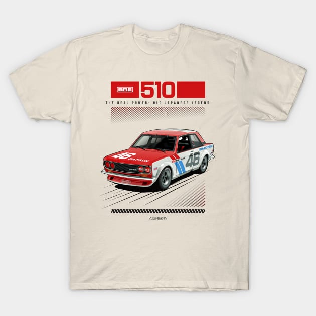 BRE DATSUN 510 T-Shirt by Ajie Negara